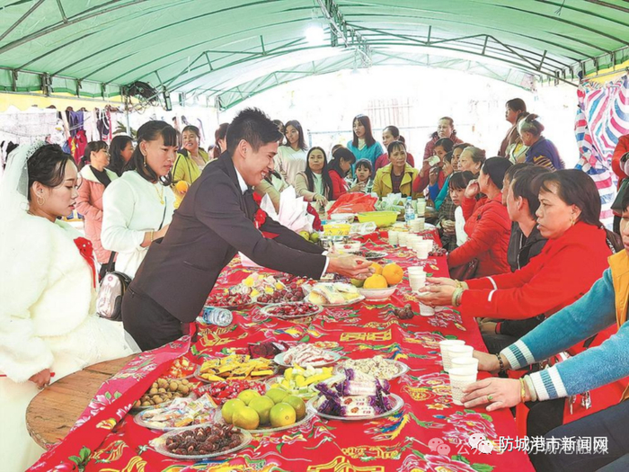 疍家婚礼。（资料图）