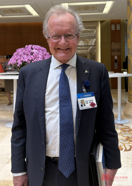 奎尔奇接受每经记者的采访 每经记者 张蕊 摄