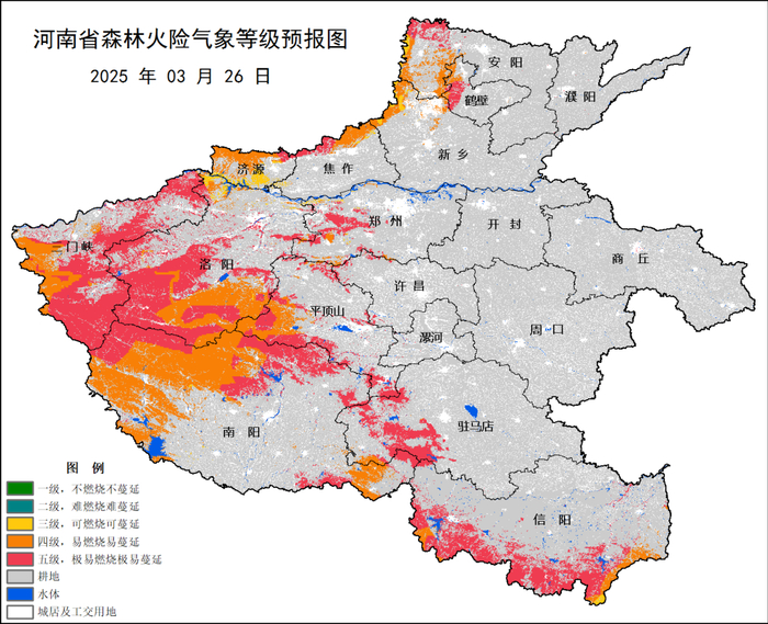 预报来源：河南省气象台2025年3月23日12时预报