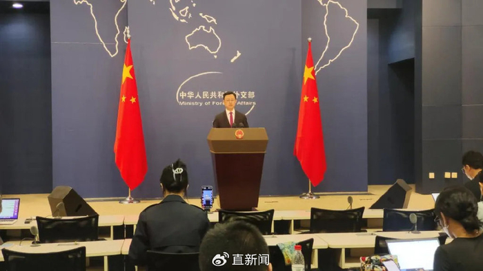 外交部记者会（直新闻/摄）