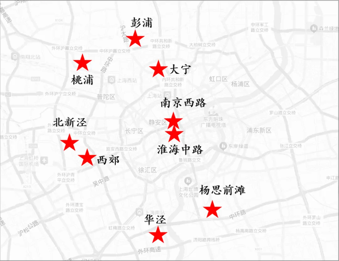 部分洋房板块分布示意图，供参考