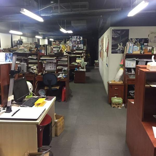 2015年，孙猛在日本工作时的办公室。受访者供图