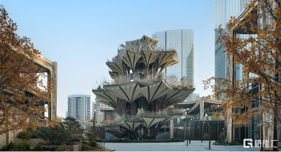 图：西安万象城“生命之树”