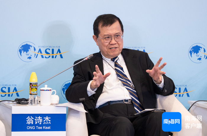 马来西亚亚太“一带一路”共策会会长翁诗杰。记者 李昊 摄