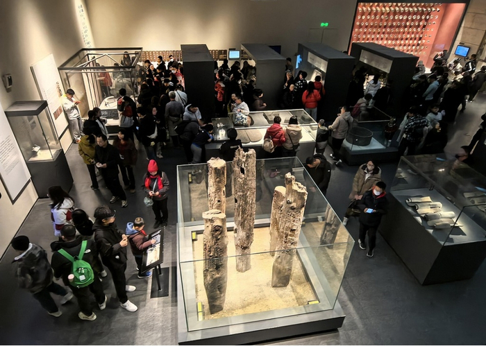 大年初四，南京六朝博物馆内人流如织（来源：CFP）