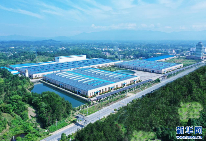 图为玉立集团新厂区。新华网发 刘建平摄