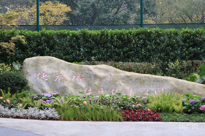 化龙桥社区体育公园（央广网发  邹孟廷  摄）