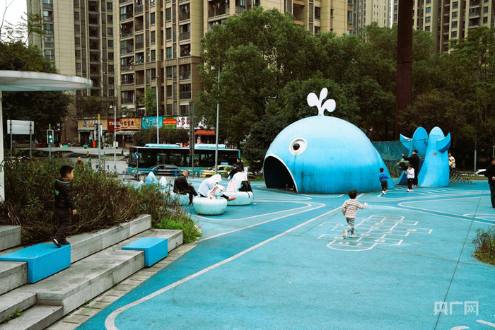 风临口袋公园（央广网发  张晓倩  摄）