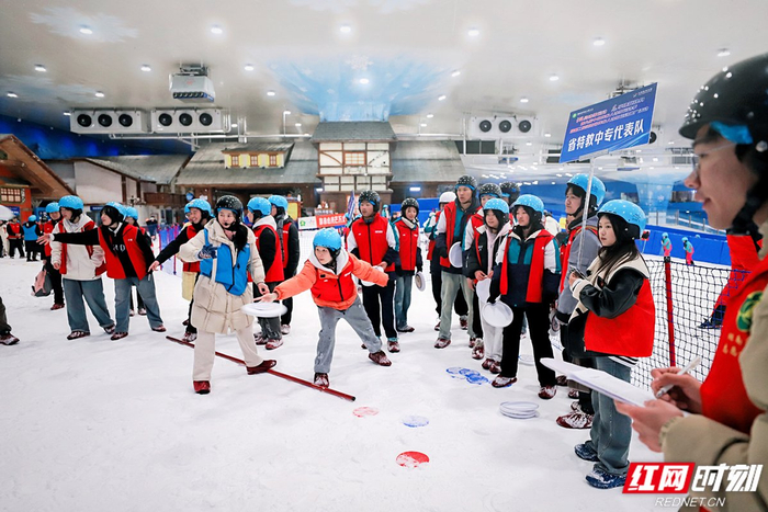 3月9日，第二届湖南省残疾人冰雪运动推广活动现场。