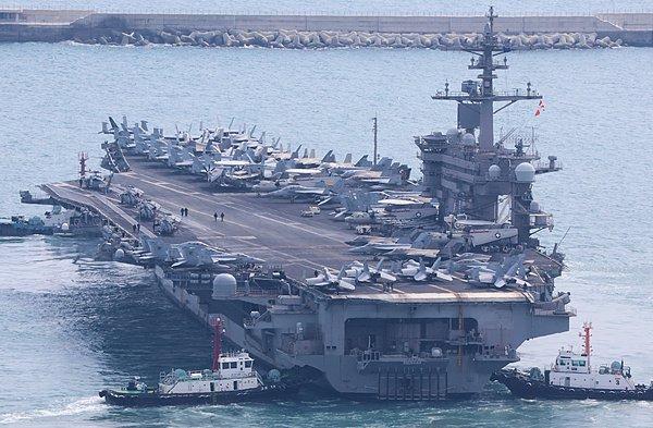 △“卡尔·文森”号航空母舰（资料图）