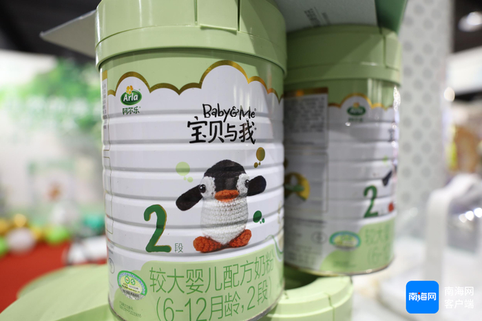Arla宝贝与我展厅的展品。记者 王威 摄