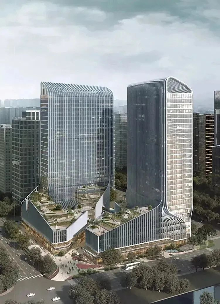 字节跳动（抖音）华东总部大楼效果图