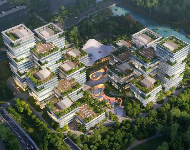 钉钉全球总部（阿里未科中心）效果图