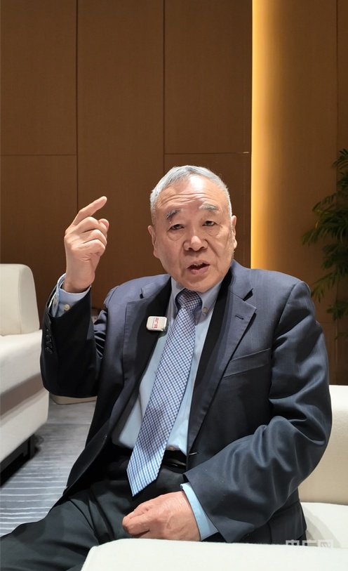 中国科学院院士赵继宗接受专访（央广网记者  朱冠安  摄）