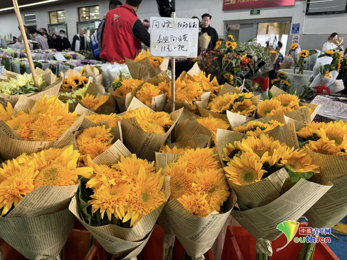 昆明斗南花卉市场。乔佳新 摄