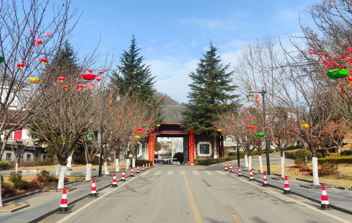 留坝县委大院。本文图除标注外均为 澎湃新闻记者 高宇婷 图