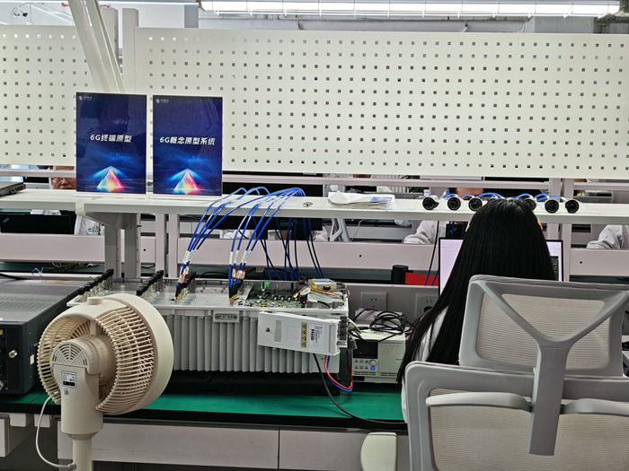 中国移动6G实验室内景  本报记者 杨洁 摄