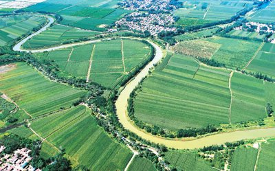 春日大运河德州市德城区段一瞥。张瑞摄