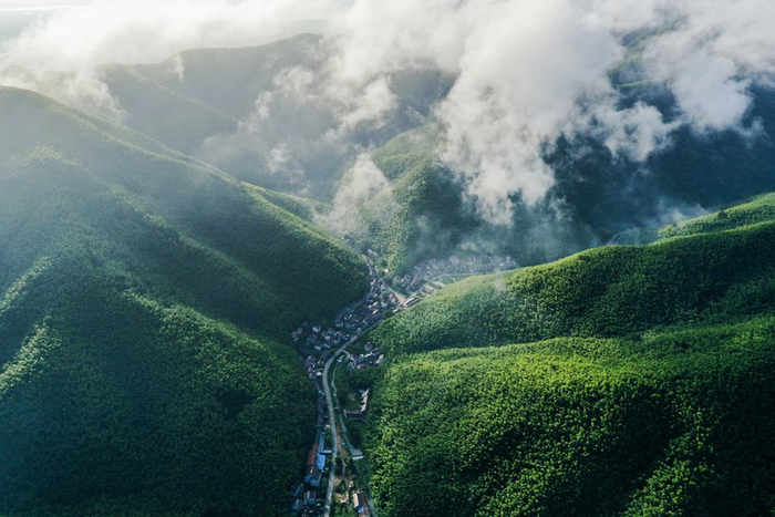   广德市“竹乡画廊”风光。新华网发（张世清 摄）