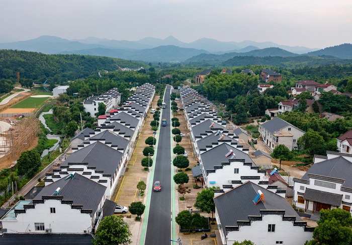   甘溪村康养街。（广德市委宣传部供图）