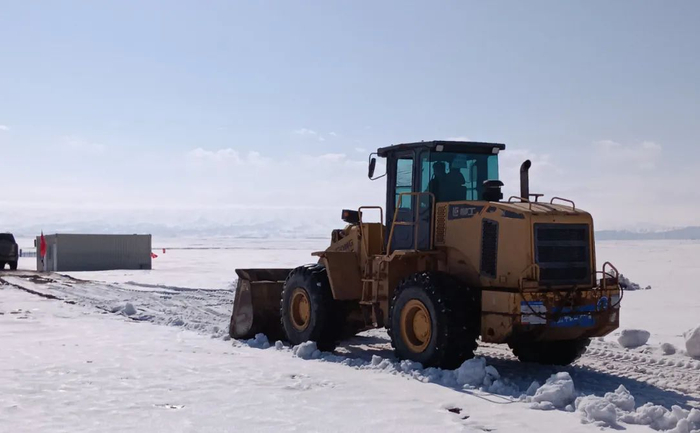 中电建塔城沙湾产业园区低碳转型光伏项目复工。沙湾市委宣传部提供
