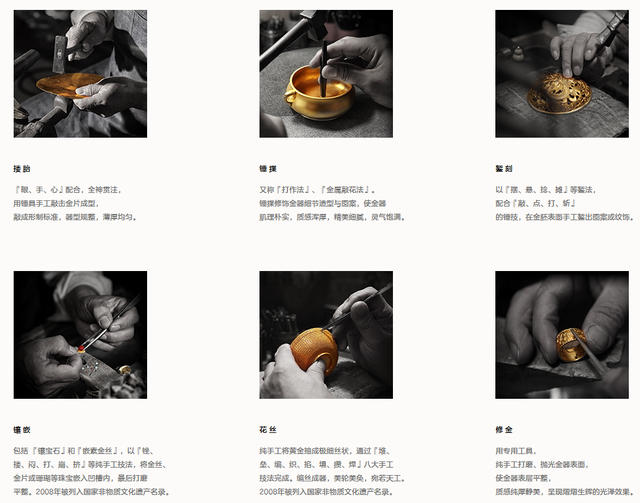 图源：老铺黄金官网