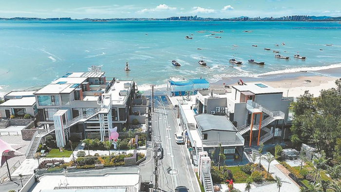 “依山依汐”度假民宿群（受访者供图）