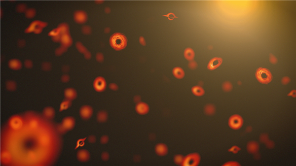 原初黑洞示意图（图片来源：NASA）