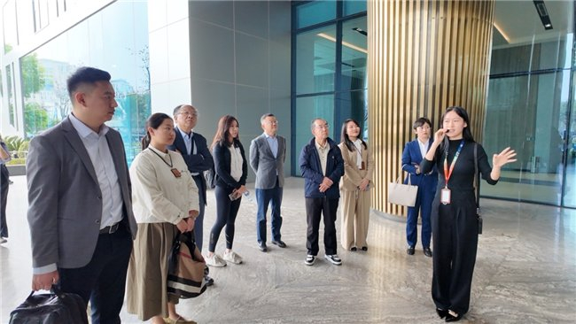 用友考察团参访交流