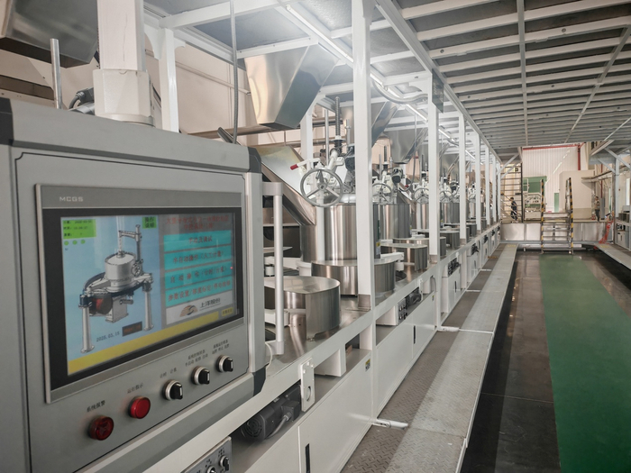 茶厂里的先进设备