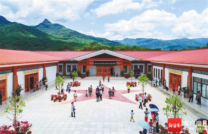 资料图：五指山革命根据地纪念园历史陈列馆。