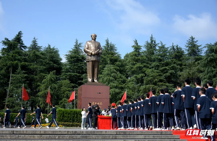 ▲“我的韶山行”湖南省中小学生红色研学活动。