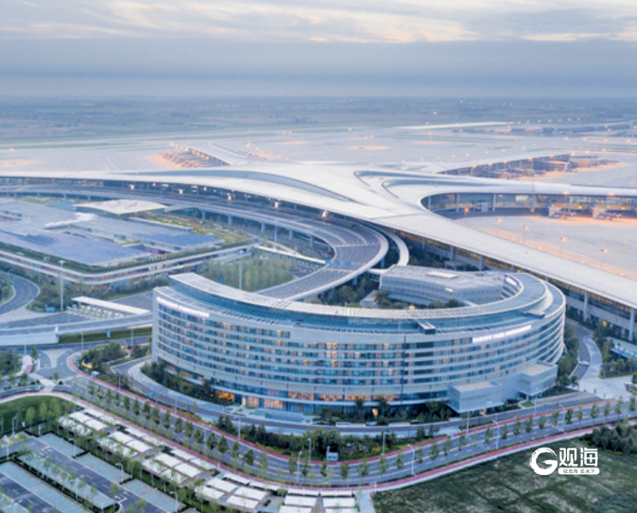 青岛胶东国际机场周边配套不断完善。