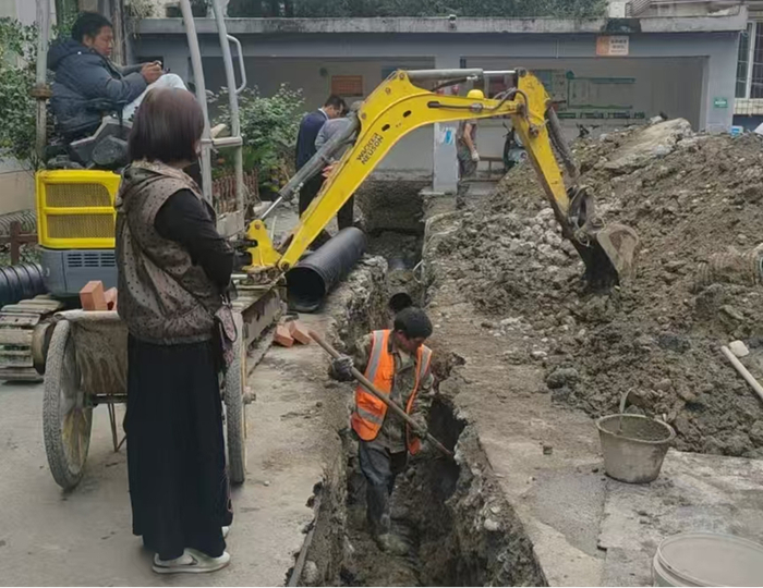 35号院落管网改造
