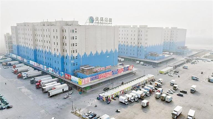     ◀河北天环现代智慧物流广场。本报记者 马越    本报通讯员 郑佳庆 摄
