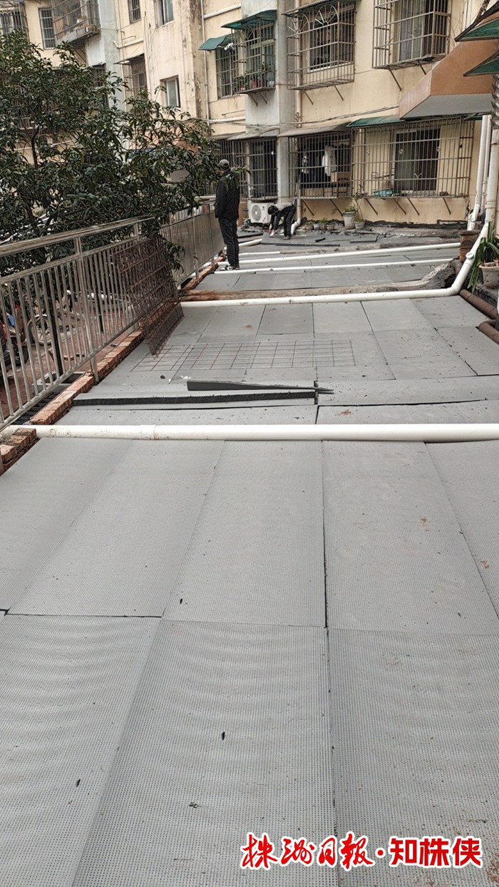 改造过程中的映荷园小区。通讯员供图