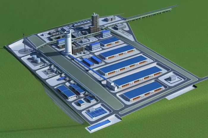 ▲伊犁新天煤化工末煤高效利用项目规划图