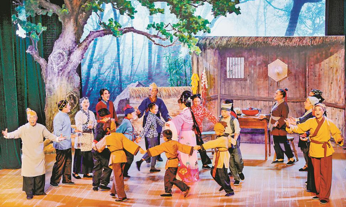 新编四平戏《李三娘传奇》剧照 李隆智 摄