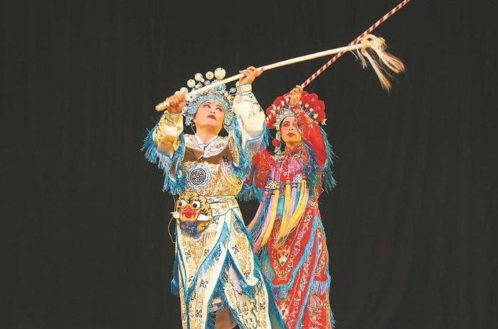 复排经典剧目《九龙阁》剧照 李隆智 摄