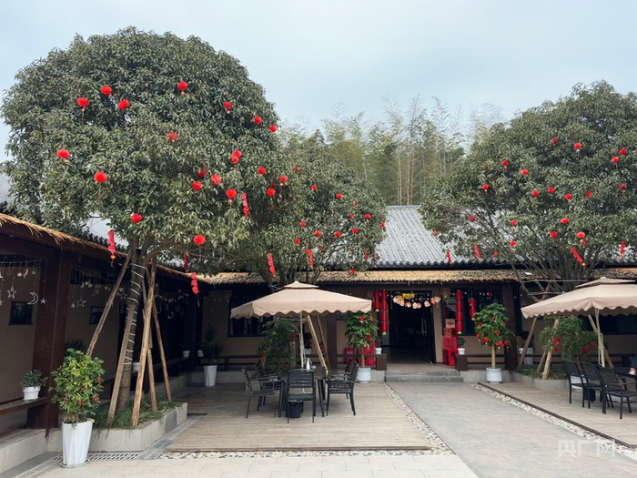 老旧房屋改建成网红民宿（央广网记者  王颖摄）