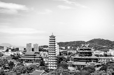     文化遗存与现代建筑互融的福州城区光明图片/视觉中国