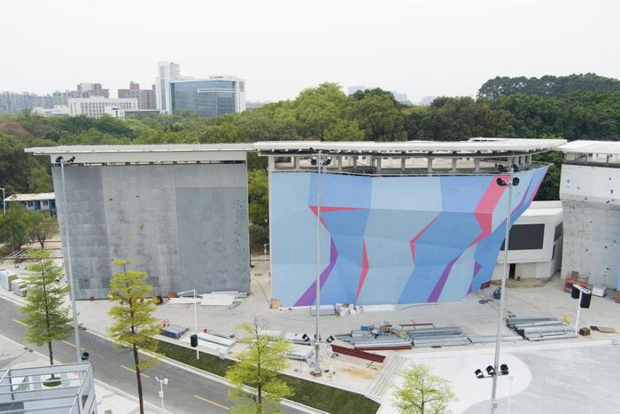 广州大学城体育中心攀岩场