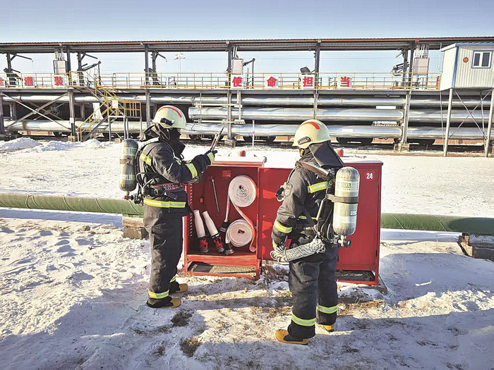 开展辖区内消防检查。