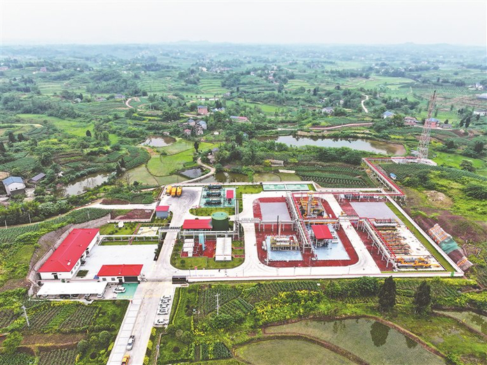     川渝探区项目工作现场。肇启龙摄