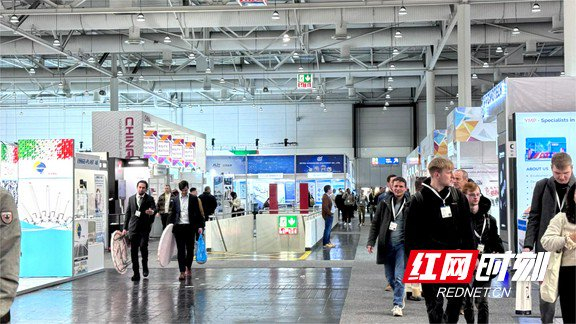 汉诺威工业博览会现场。宁乡经开区供图。