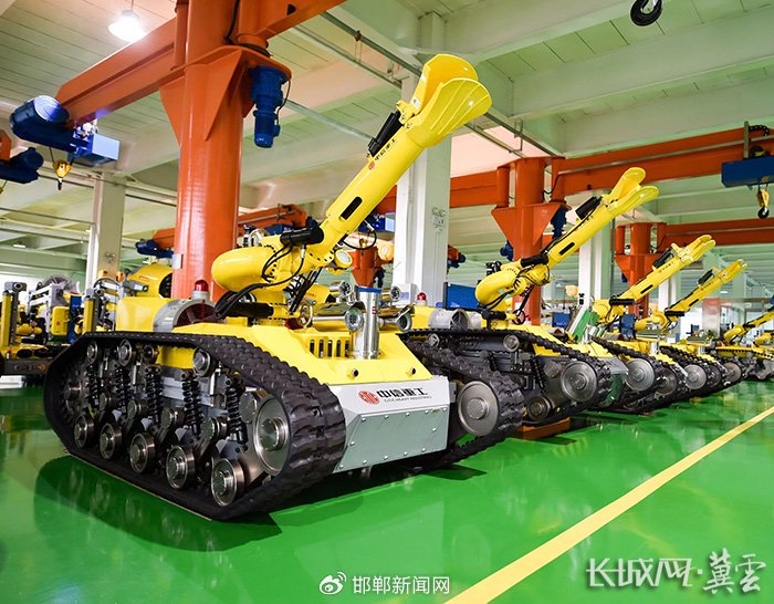 中信重工开诚智能装备有限公司特种机器人设备。唐山高新区管委会 供图
