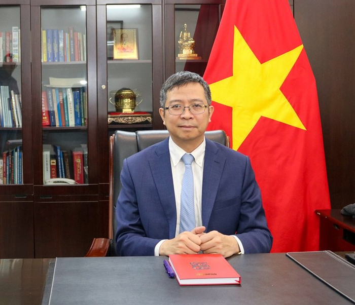 越南驻华大使范清平近照。（越南驻华大使馆供图）