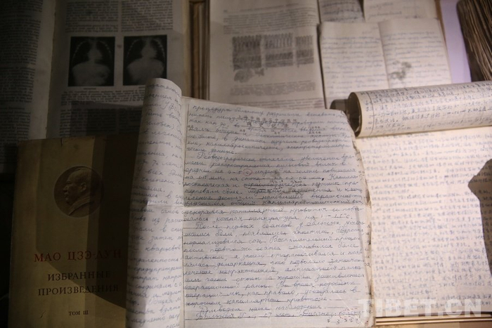 图为王万青的医学笔记 摄影：冯重霖