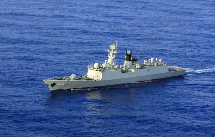 ▲海军日照舰