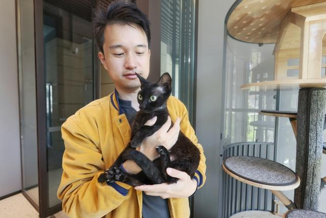 两栋人才公寓的住客均可携宠入住。叶辰亮摄